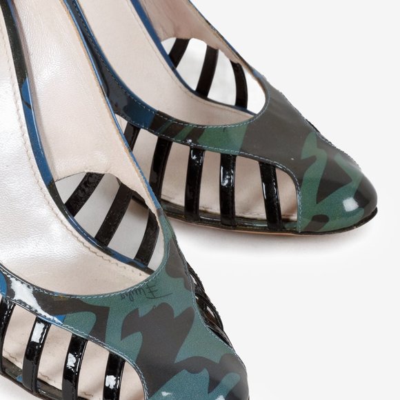 Emilio Pucci Abstract Caged Pumps - Picture 6 of 9